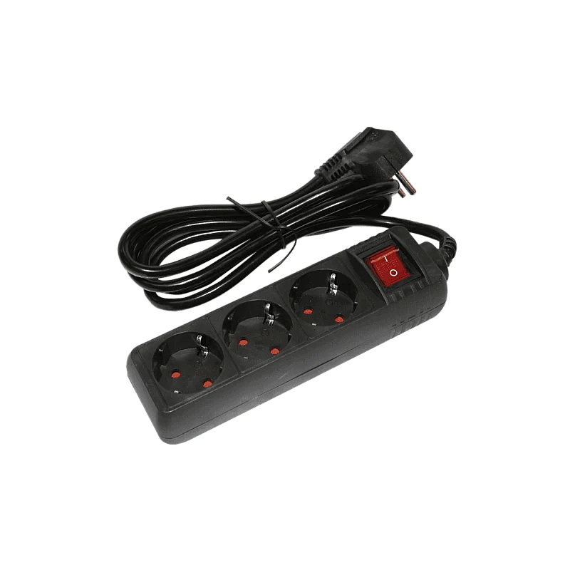 Prailginimo laidas 3 vietų 1,5 m a / z jungiklio maitinimo kabelis 3Gx1,5 mm