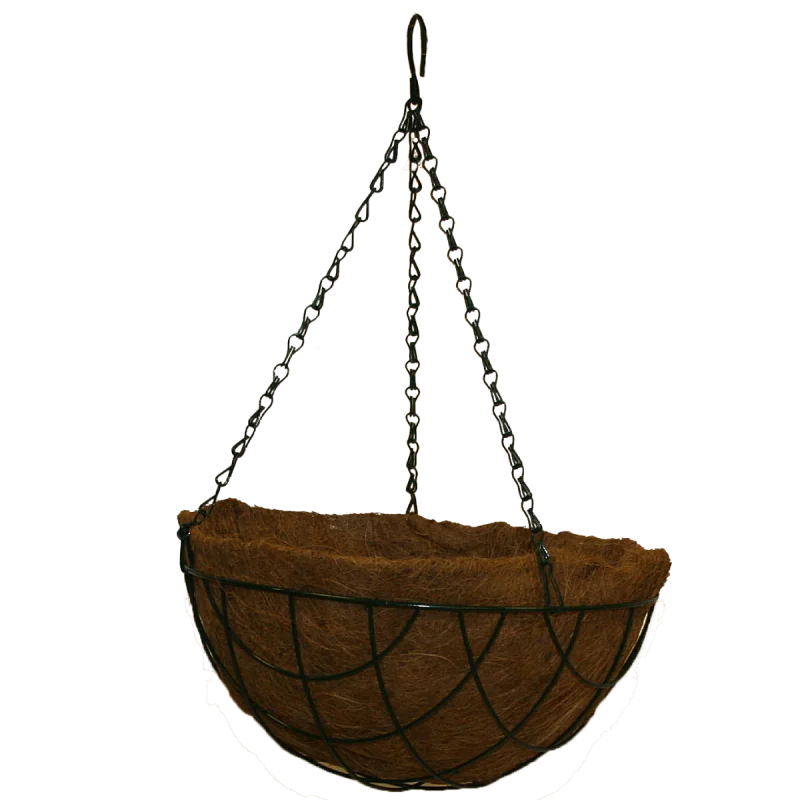 Puķu pods karināms kokosa 40cm