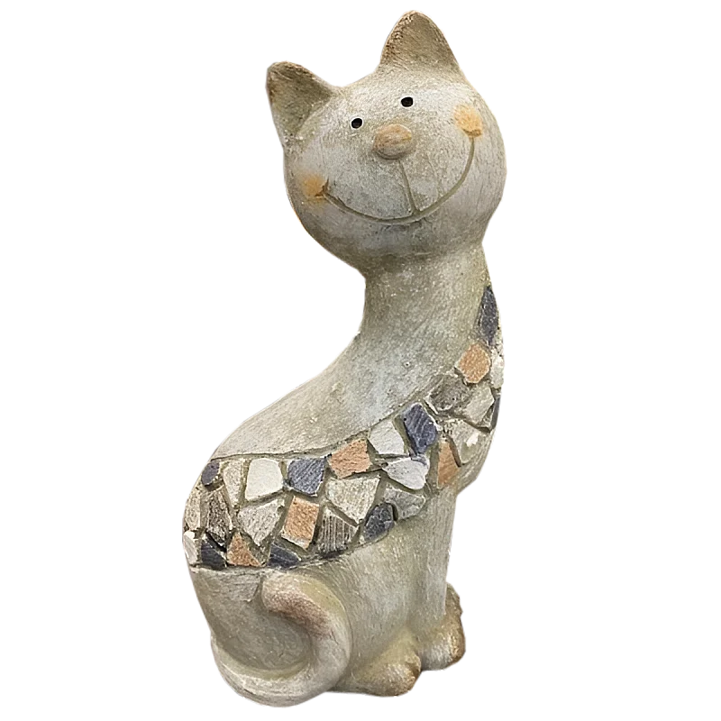 Sodo dekoras Katė 14x19cm