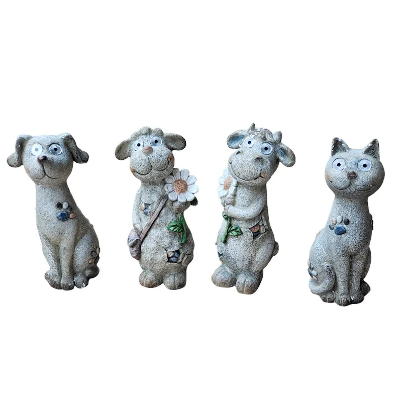 Dārza dekors Dzīvnieciņš, 4 veidi