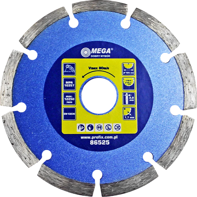 Dimanta disks BSG 125x22mm betonam Mega