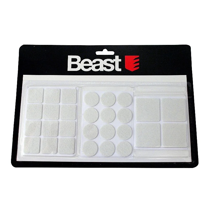 Paliktnis mēbelēm filca kompl. balts 28gb. Paliktnis mēbelēm filca kompl. balts 28gb.