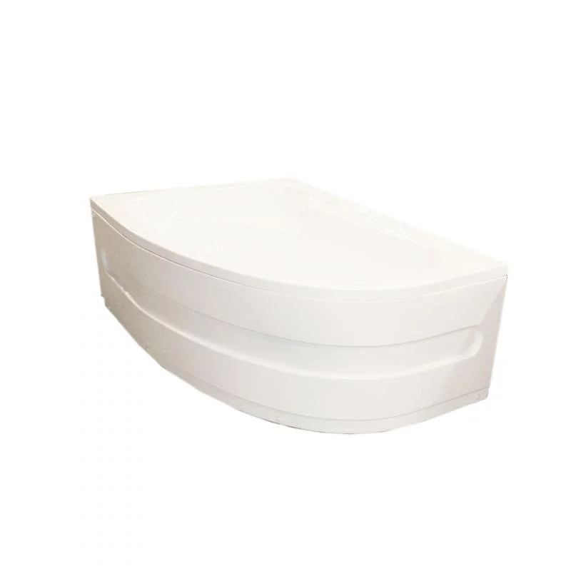 Vanna akrila stūra BA-2 150X100X55cm ar paneli, kreisā Vanna akrila stūra BA-2 150X100X55cm ar paneli, kreisā