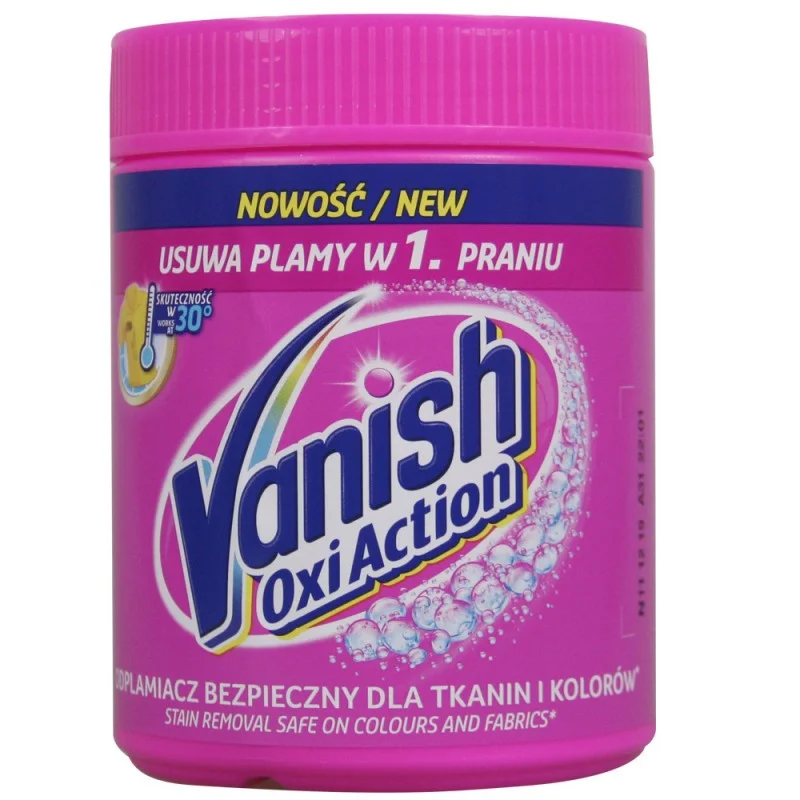 Līdzeklis traipu tīrīšanai Vanish Oxi Action Pink 470g Līdzeklis traipu tīrīšanai Vanish Oxi Action Pink 470g