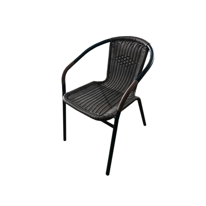 Kėdė apipinta metalo 55x56x75 juoda