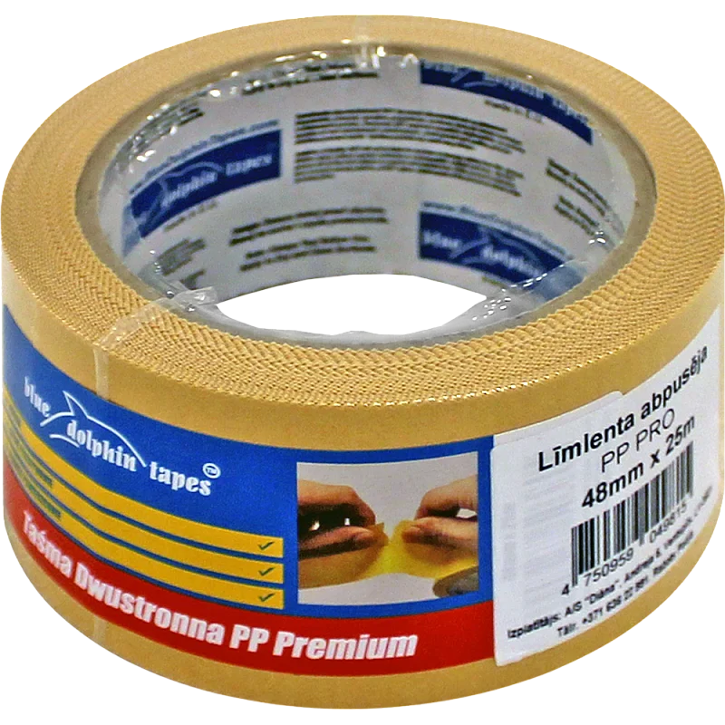 Līmlenta abpusēja PP PRO 48mm 25m