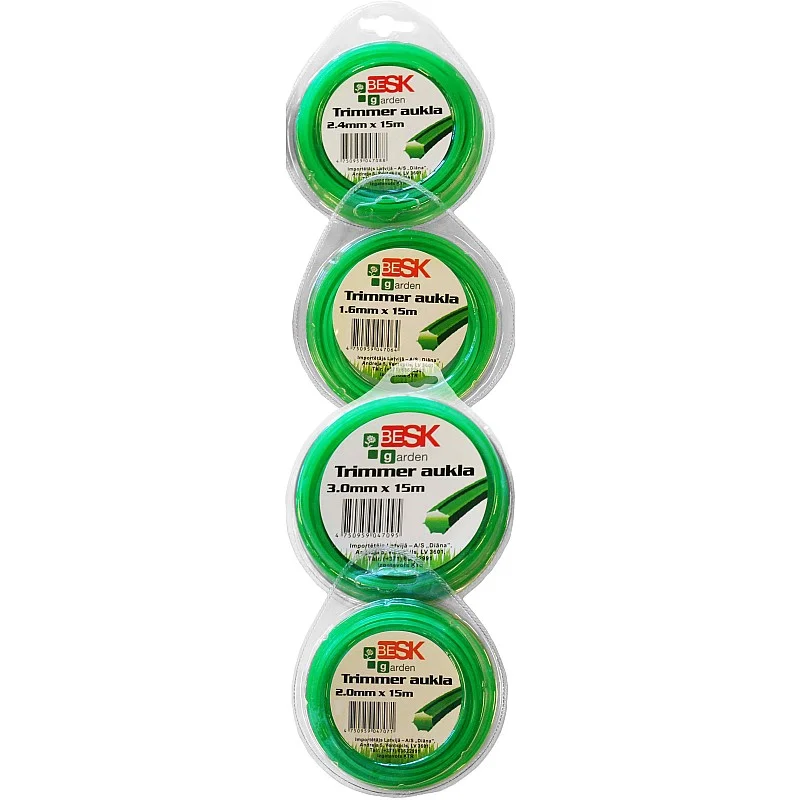 Žoliapjovės laidas 1.6mm * 15m daudz.k