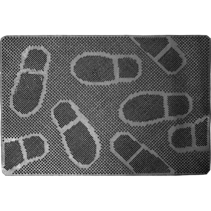 Kājslauķis 40x60cm Pēdas gumijas