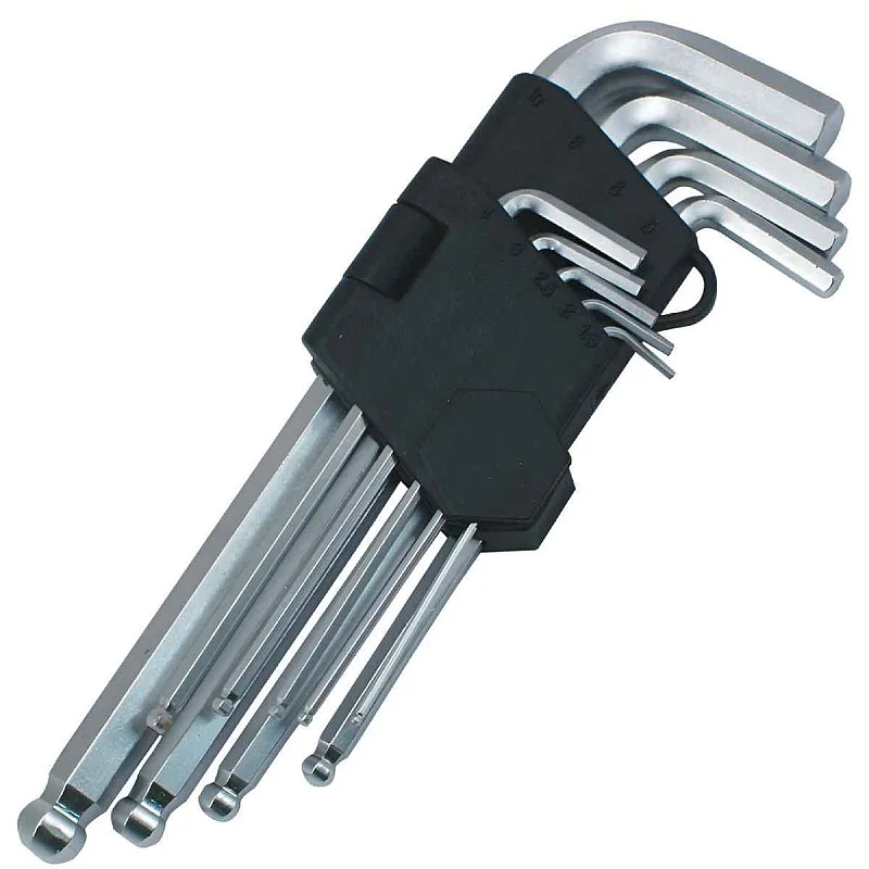 Seškanšu atslēgu kompl. Beast Ballp CrV 9gb 1.5-10mm Seškanšu atslēgu kompl. Beast Ballp CrV 9gb 1.5-10mm