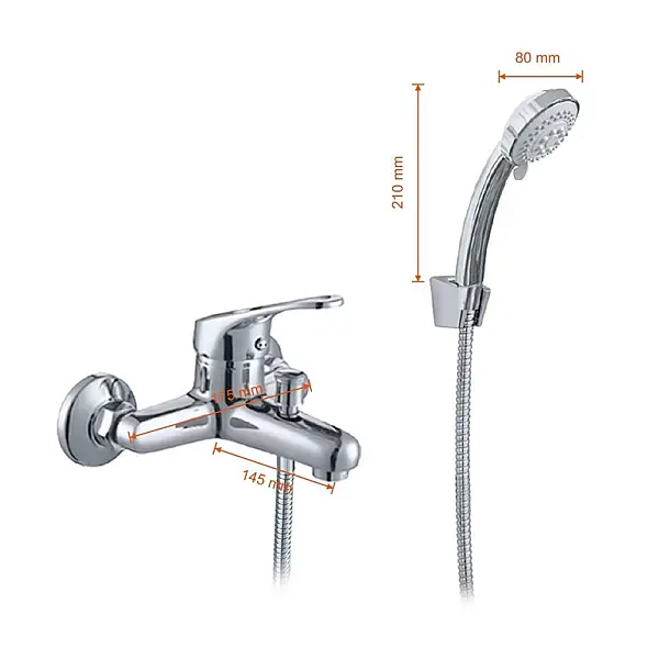 Ūdens maisītājs vannai Thema Lux L-1104 Ūdens maisītājs vannai Thema Lux L-1104