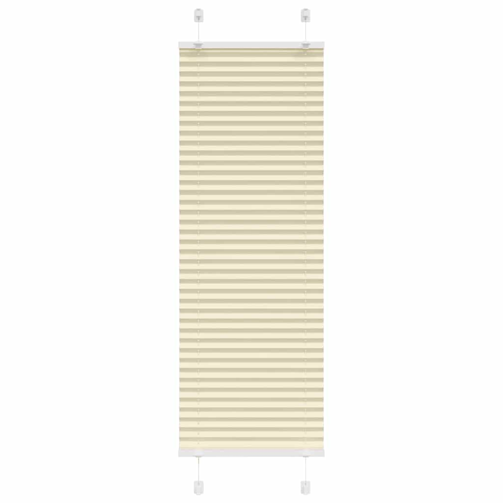 Pleated Blind Cream 50x100 cm Auduma platums 49,4 cm