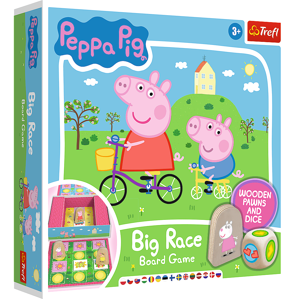 TREFL PEPPA PIG mäng Big race Põrsas Peppa