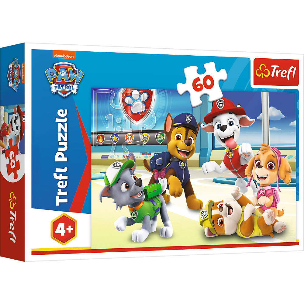 TREFL PAW PATROL Dėlionė „Šuniukai-patruliai“, 60 det.