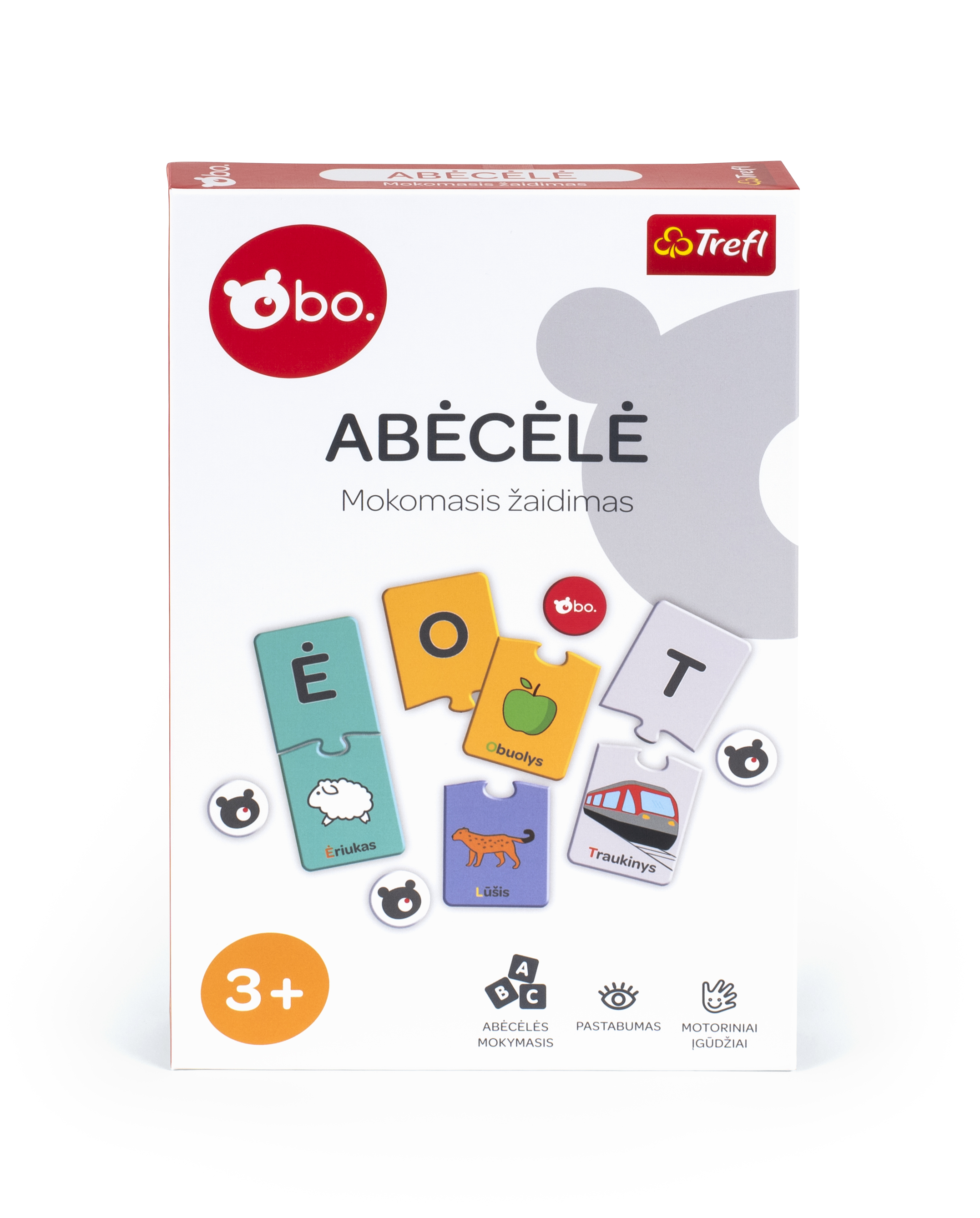 bo. Educational board game Alphabet (In Lithuanian lang.)