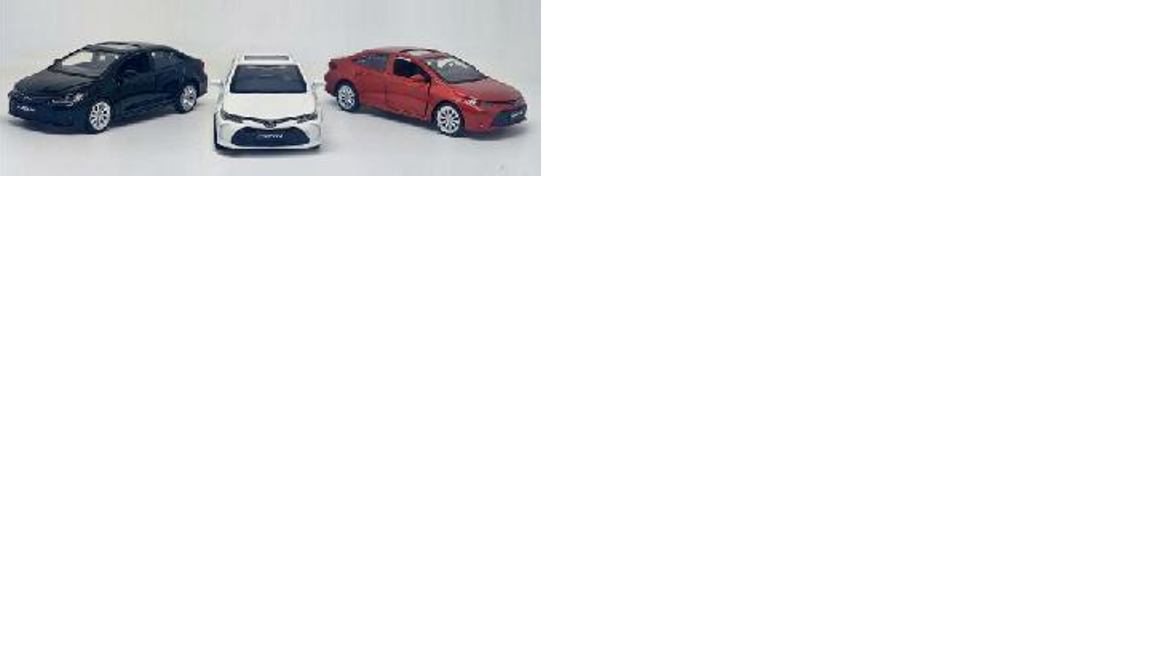 MSZ Die-cast model Toyota Corolla Hybrid scale 1:43