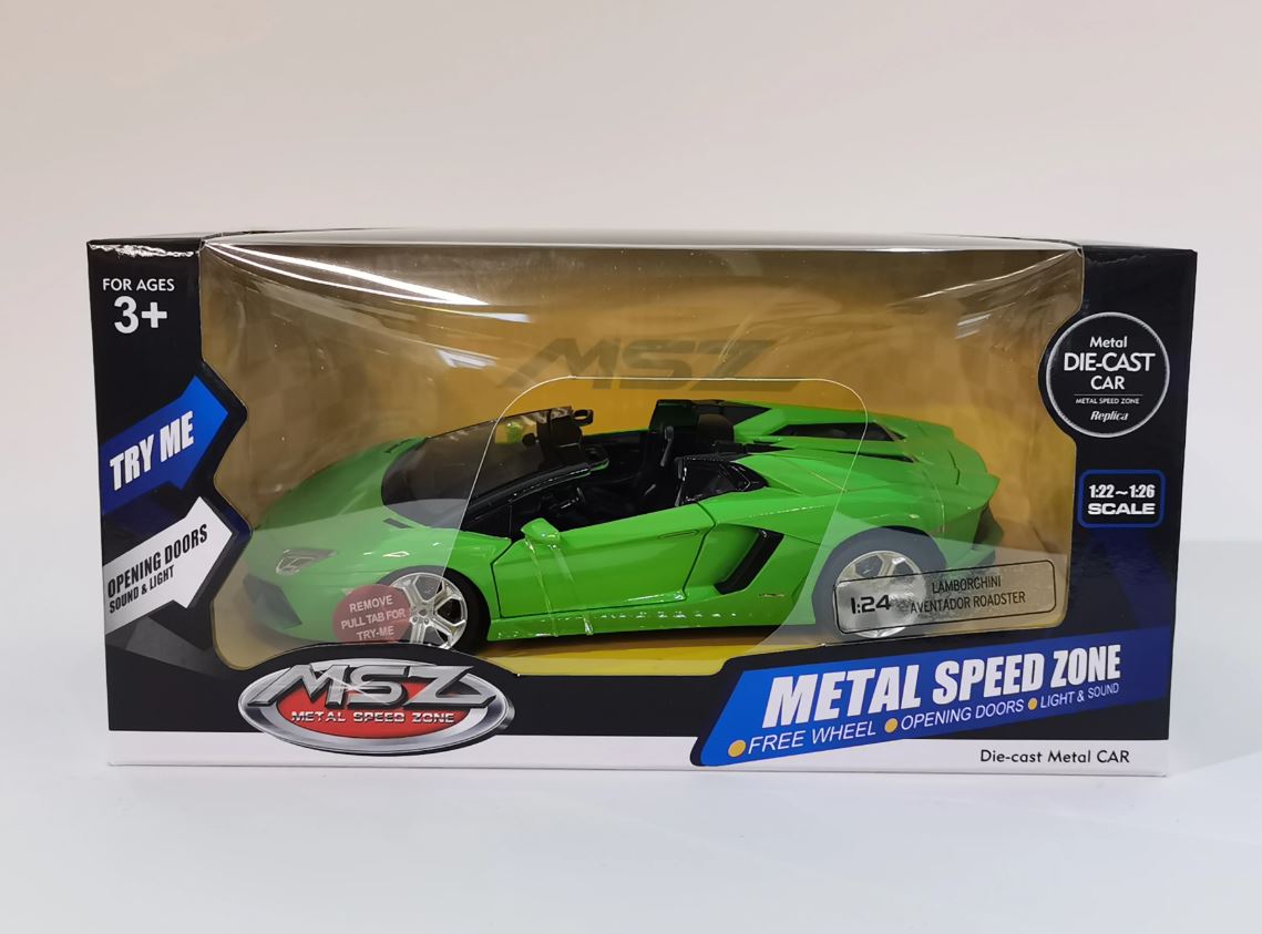 MSZ metallist mudelauto Lamborghini Aventador Roadster, 1:24