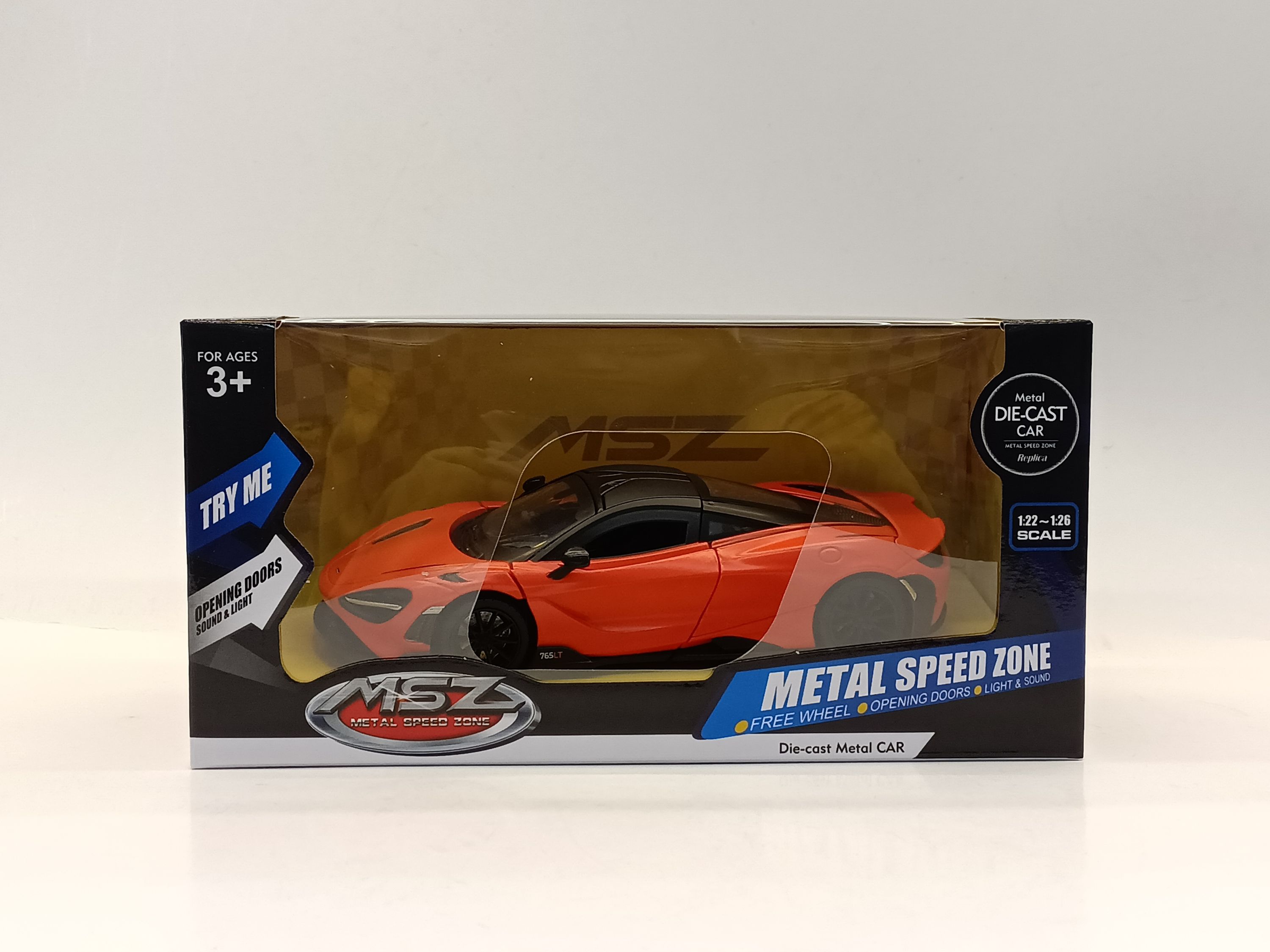 MSZ Die-cast model Mclaren 765 LT, 1:24