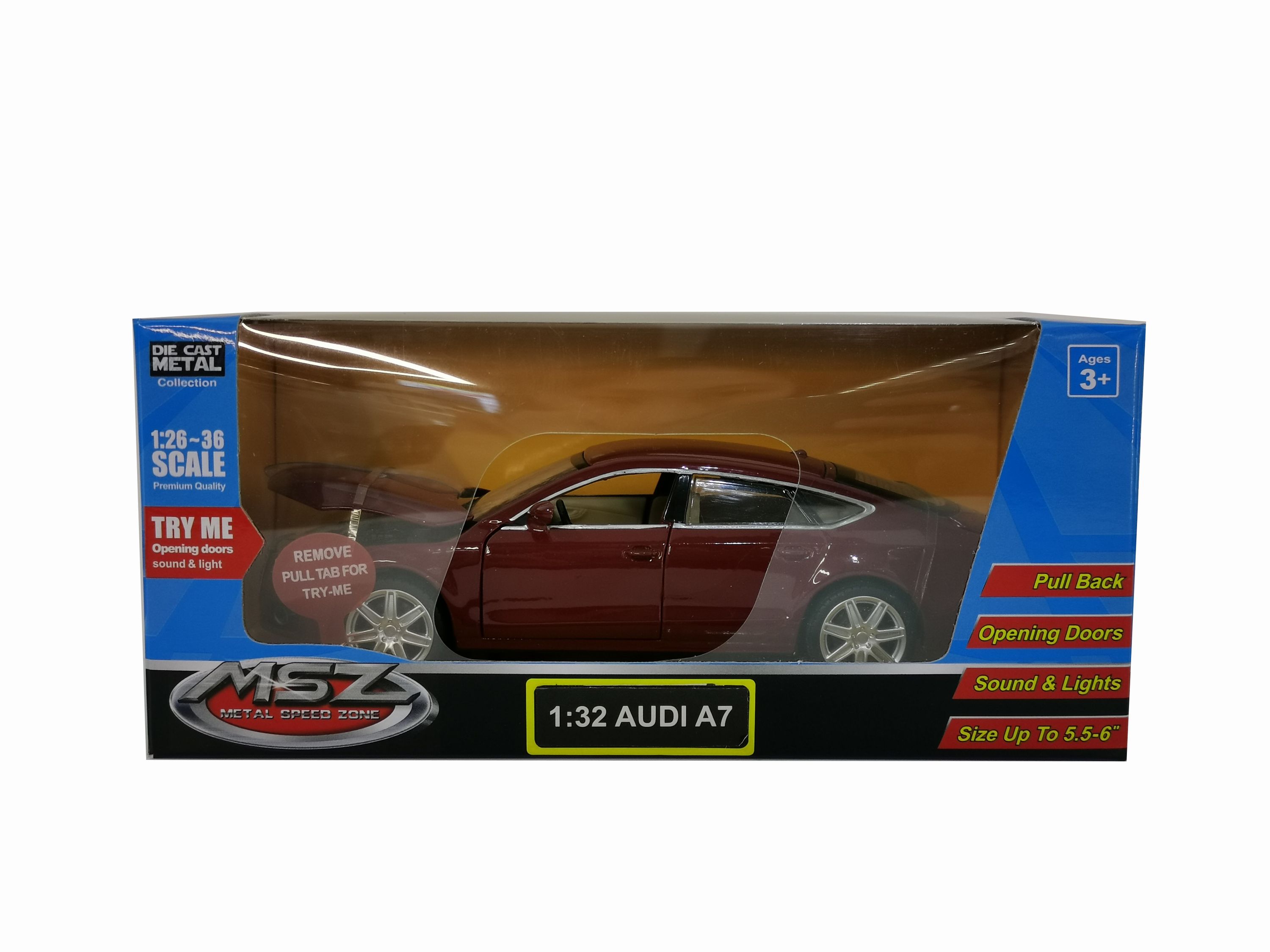 MSZ Miniatūrais modelis -Audi A7, mērogs 1:32