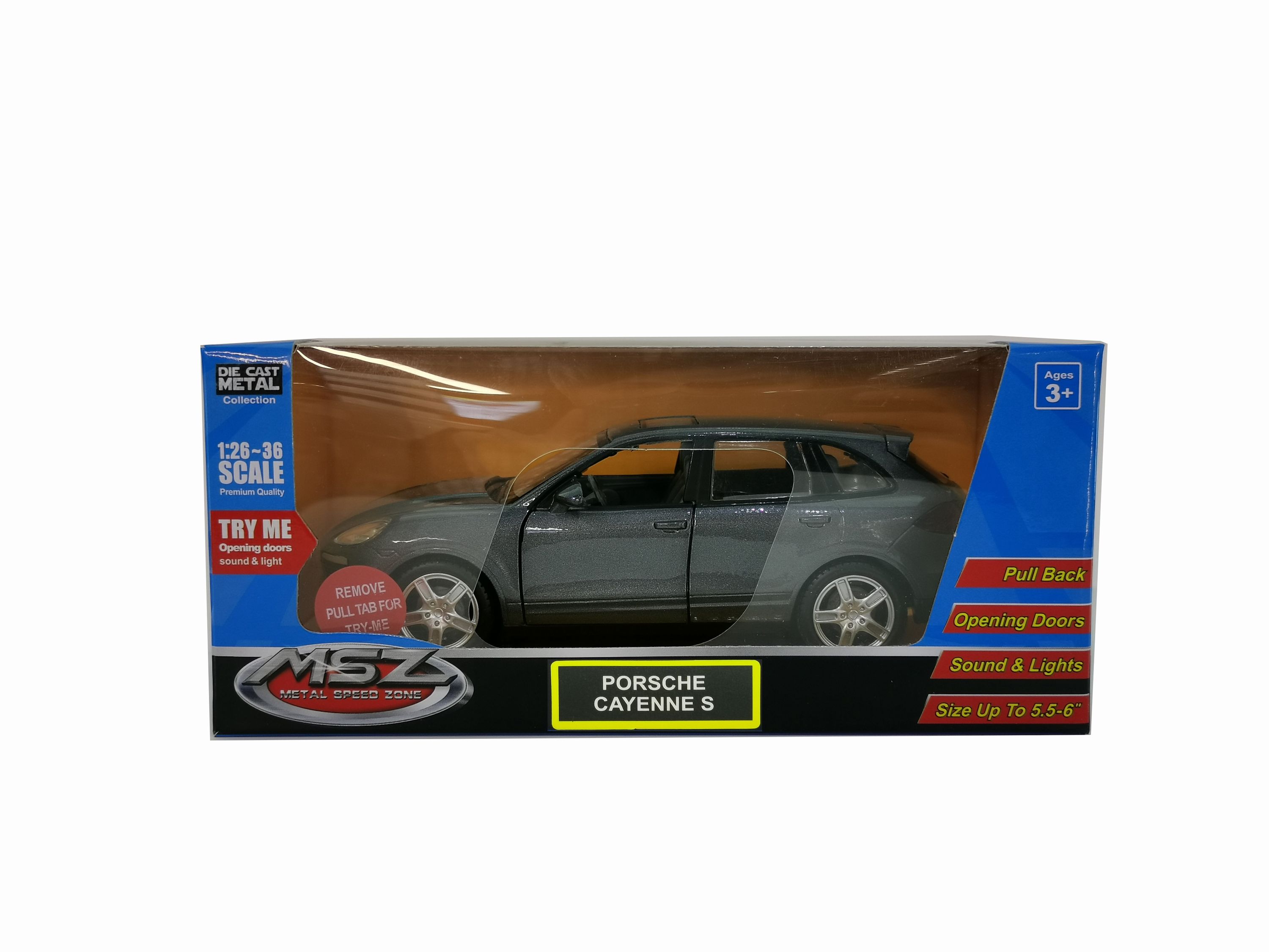 MSZ Die-cast model Porsche Cayenne S, scale 1:32