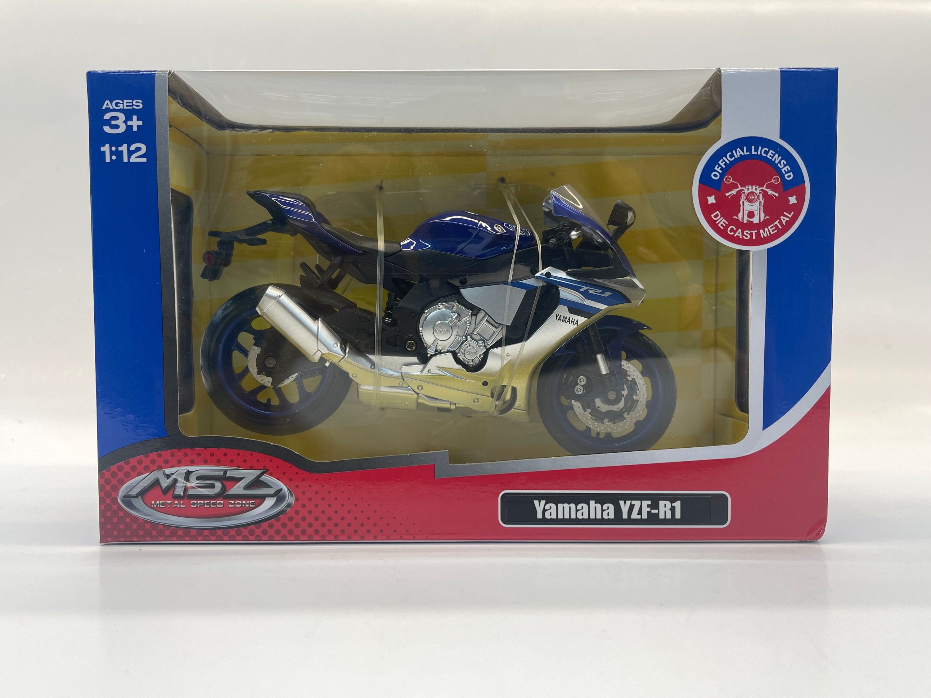 MSZ Miniatūrais modelis Yamaha YZF-R1, izmērs 1:12