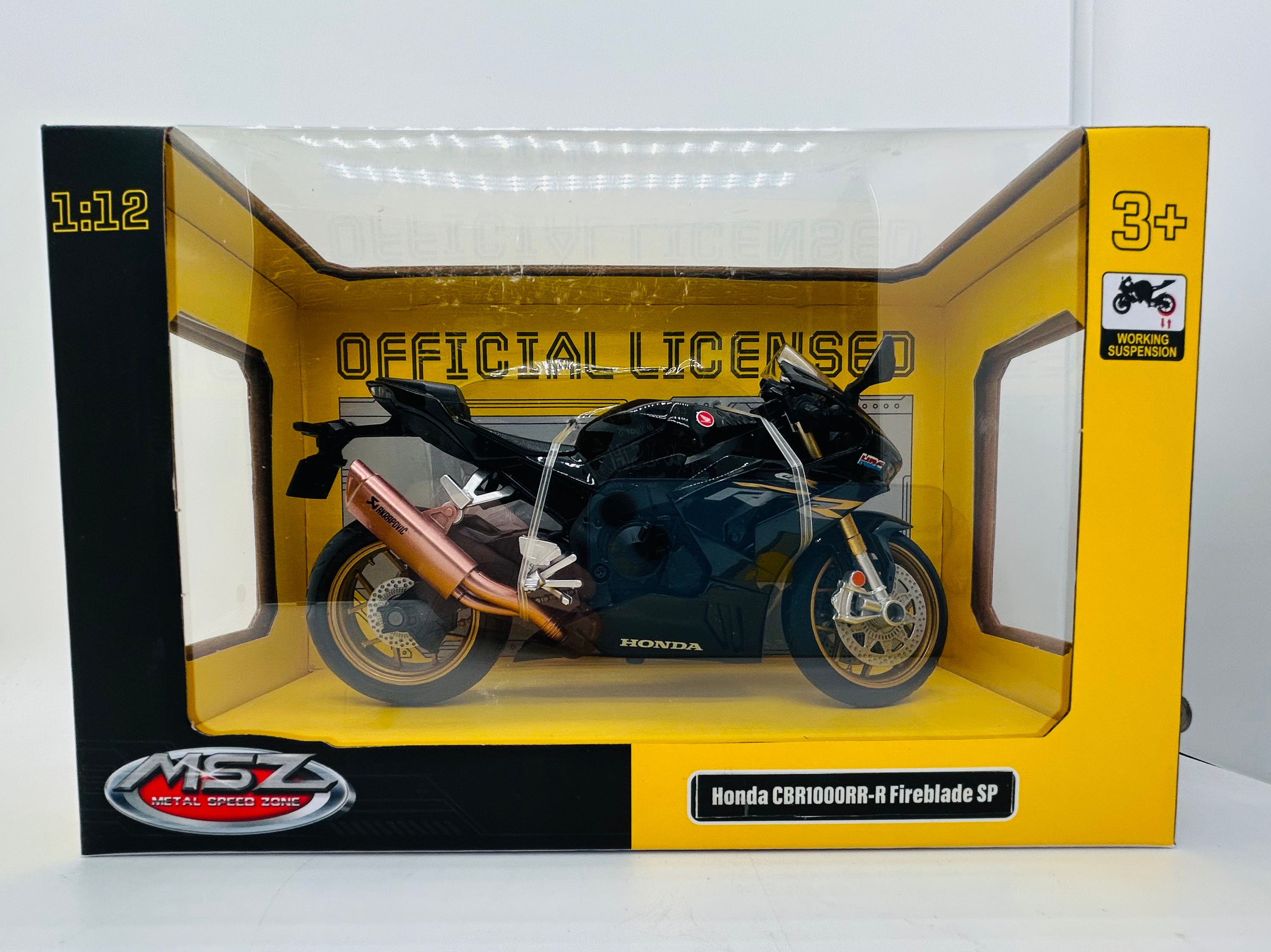 MSZ Miniatūrais modelis - Honda CBR1000RR-R Fireblade SP, mērogs 1:12