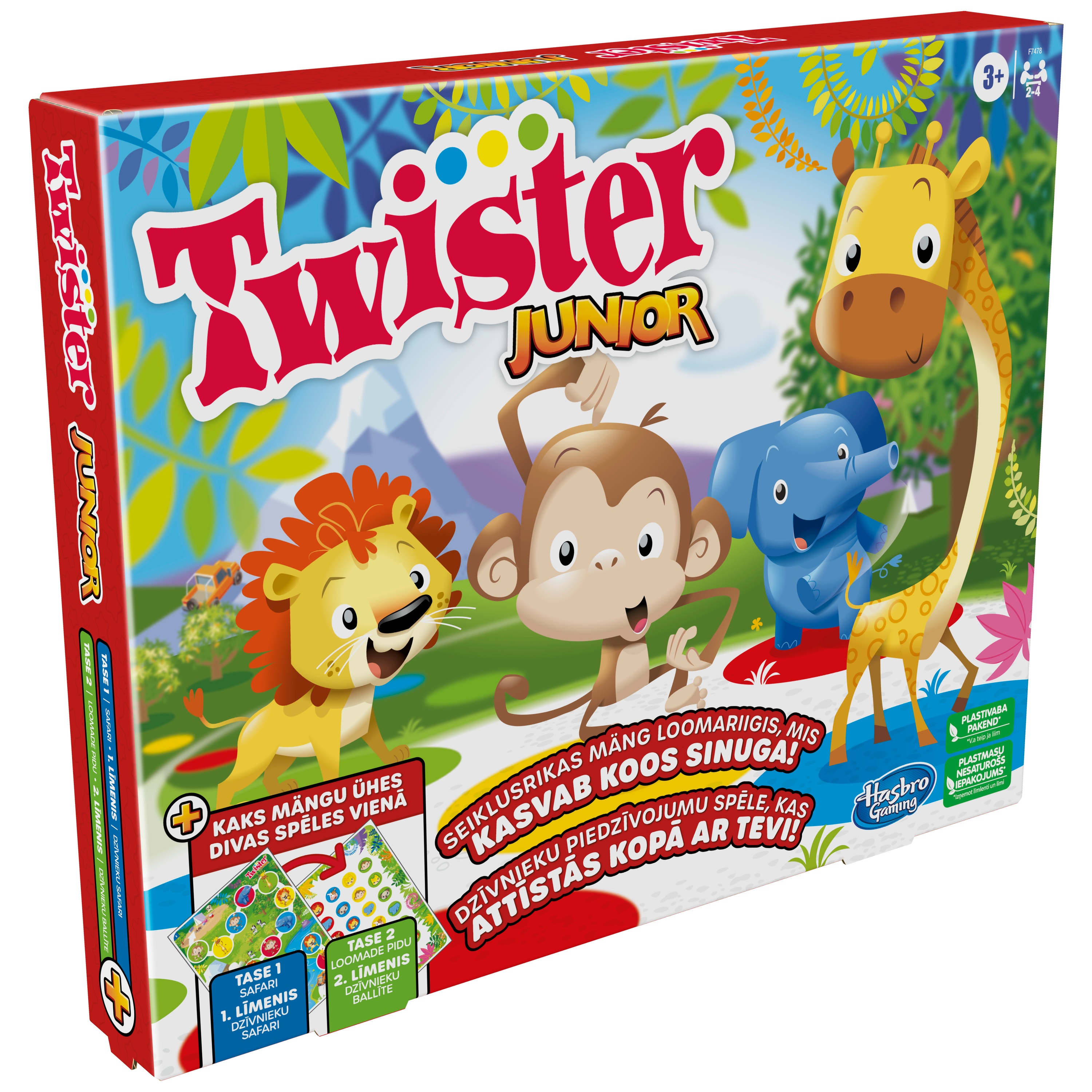 Galda spēle Twister Junior (latviešu un igauņu val.)