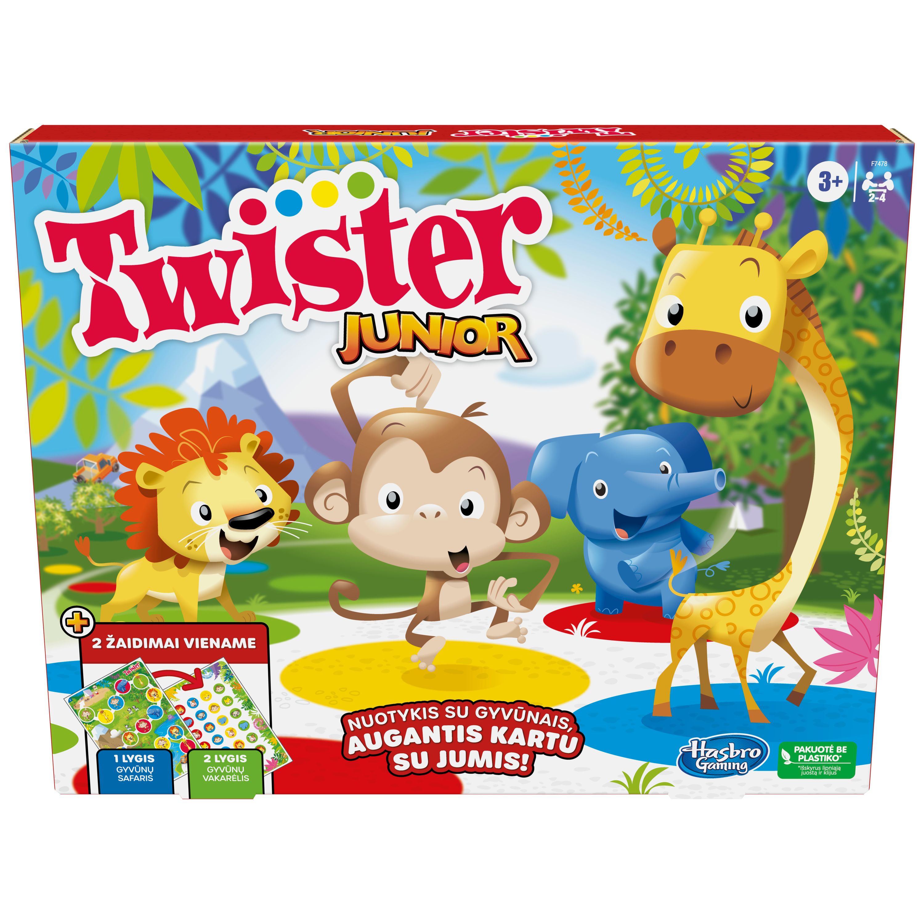 Žaidimas „Twister Junior“ (lietuvių kalba)