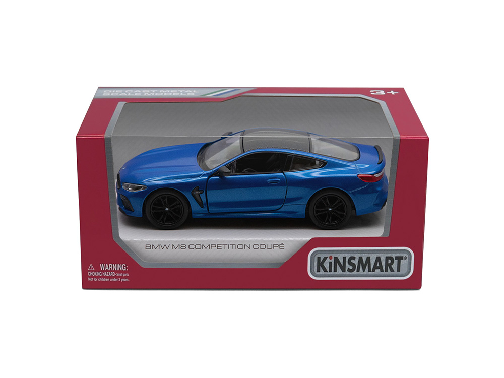 KINSMART Metallist auto BMW M8 Competition Coupe, skaala 1:38