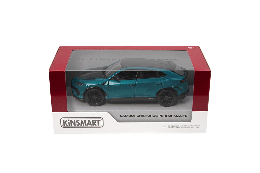 KINSMART metallist mudelauto Lamborghini Urus Performante, skaala 1:40