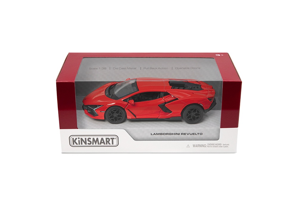 KINSMART Miniatūrais modelis Lamborghini Revuelto, scale 1:38