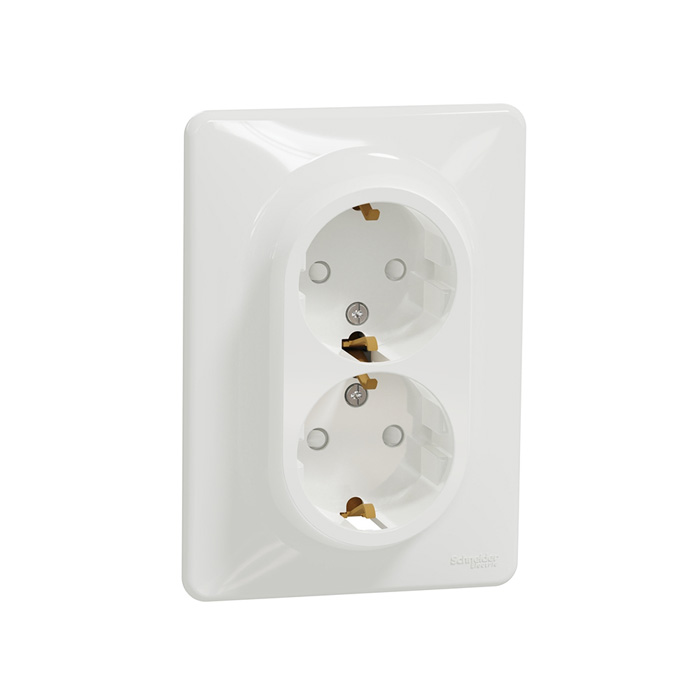 SOCKET 2PL SDD311221 WHITE