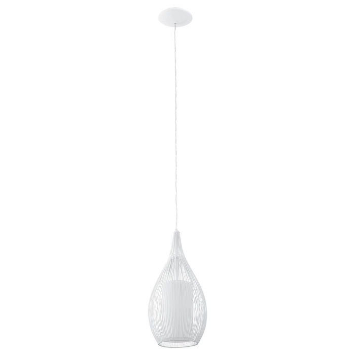 HANGING LAMPEGLO RAZONI 19 CM WHITE