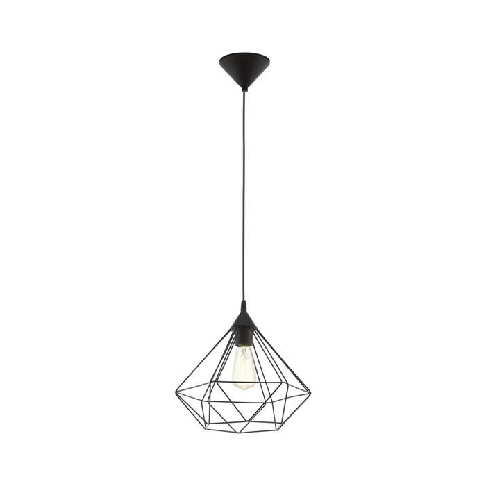 PENDANT LAMP EGLO TARBES BLACK 32.5CM