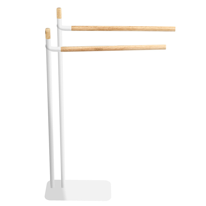 FREE STANDING TOWEL HOLDER ALBANY. WHITE