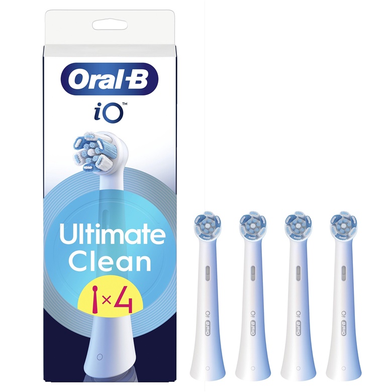 BRUSH HEAD IO 4PCS ORAL-B WHITE