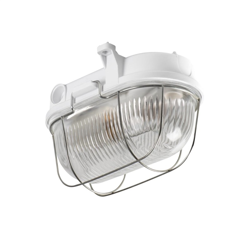 Lampa Kanlux HERMI 70524. 100W. E27. IP54. balta