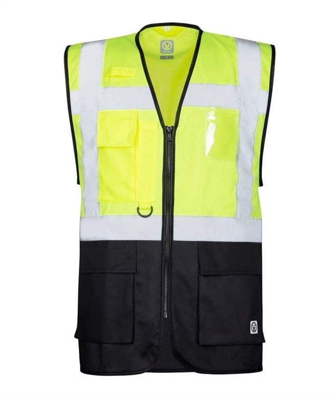 HI-VIZ VEST MANAGE SIGNAL YELLOW M