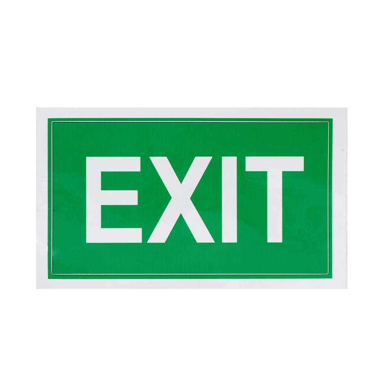 STICKER EXIT 100X180MM