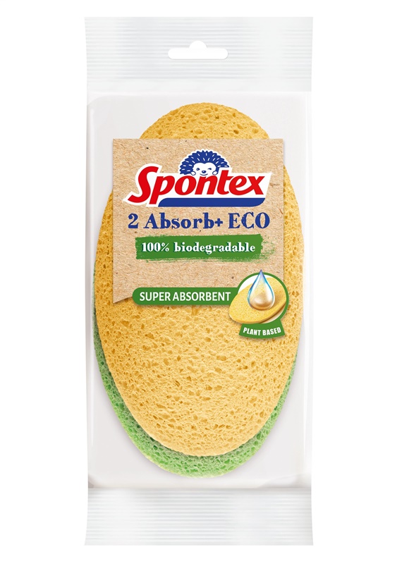 Universalios kempinės Spontex absorb+eco. 2 vnt.