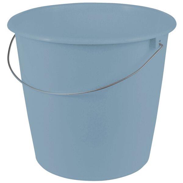 BUCKET 10L METAL. HAND NORDIC BLUE