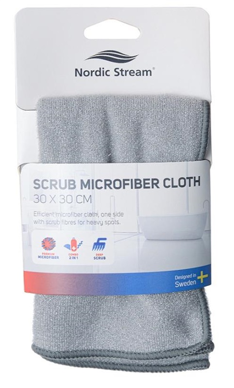 SCRUB MICROFIBER CLOTH 30X30 CM