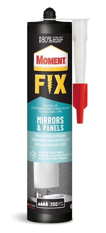 Klijai montažiniai Moment FIX Mirrors & Panels. 440 g