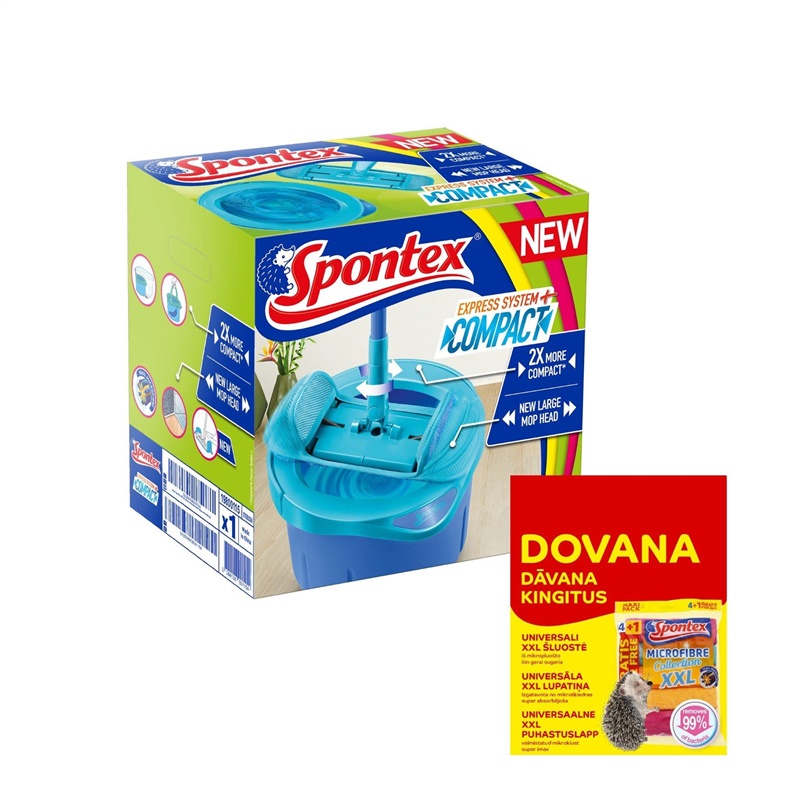 SET FLOOR CLEANING SPONTEXW/GIFT CLOTH