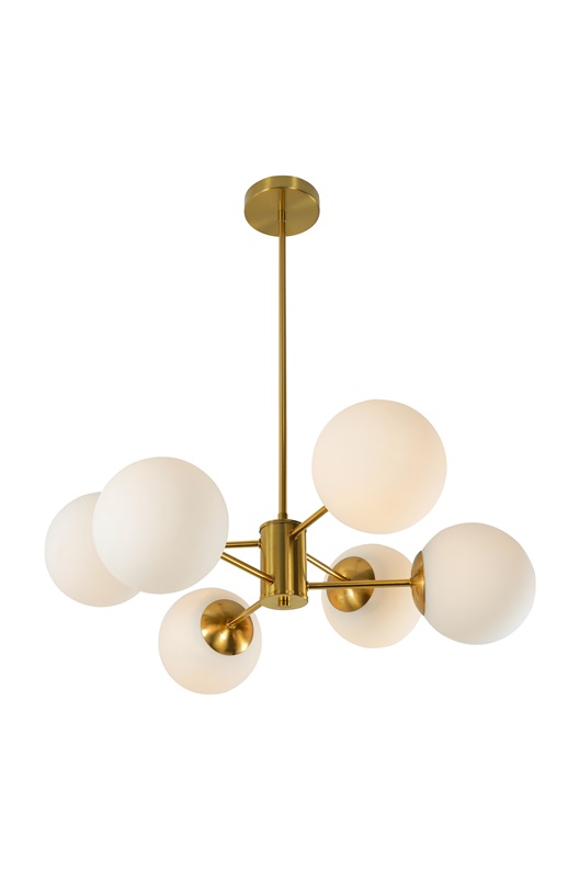 PENDANT LIGHT RAILE 6XE27 GOLD