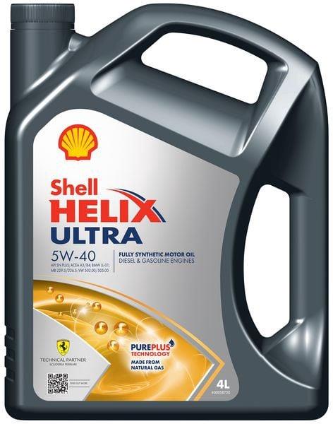 Auto dzinēja eļļa Shell 5W - 40 4L