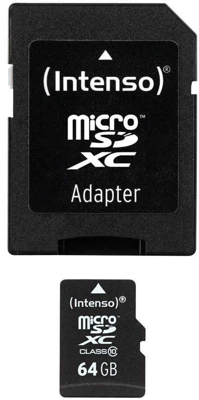 KORTELĖ ATMINTIES INTENSO MICRO SDXC 64 GB