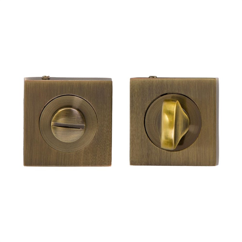 DOOR LATCH MUZ-15-WC AGED BRASS