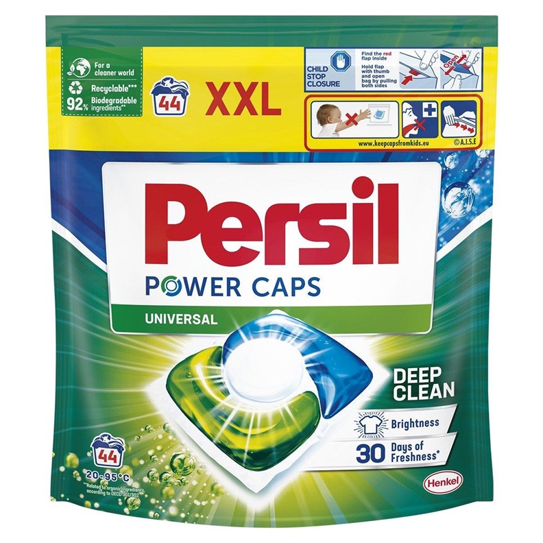 CAPS WASH PERSIL POWER CAPS WHITE 44PCE