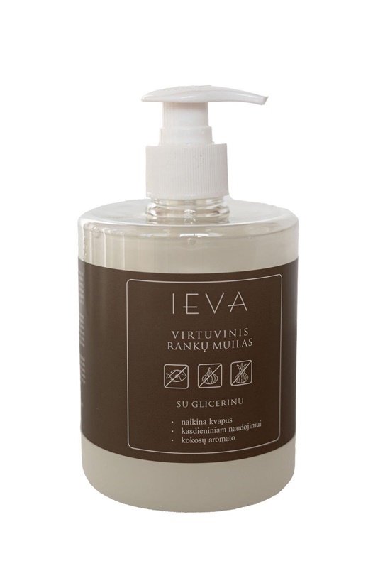 Šķidrās ziepes with glycerin Ieva virtuvinis. 500 ml