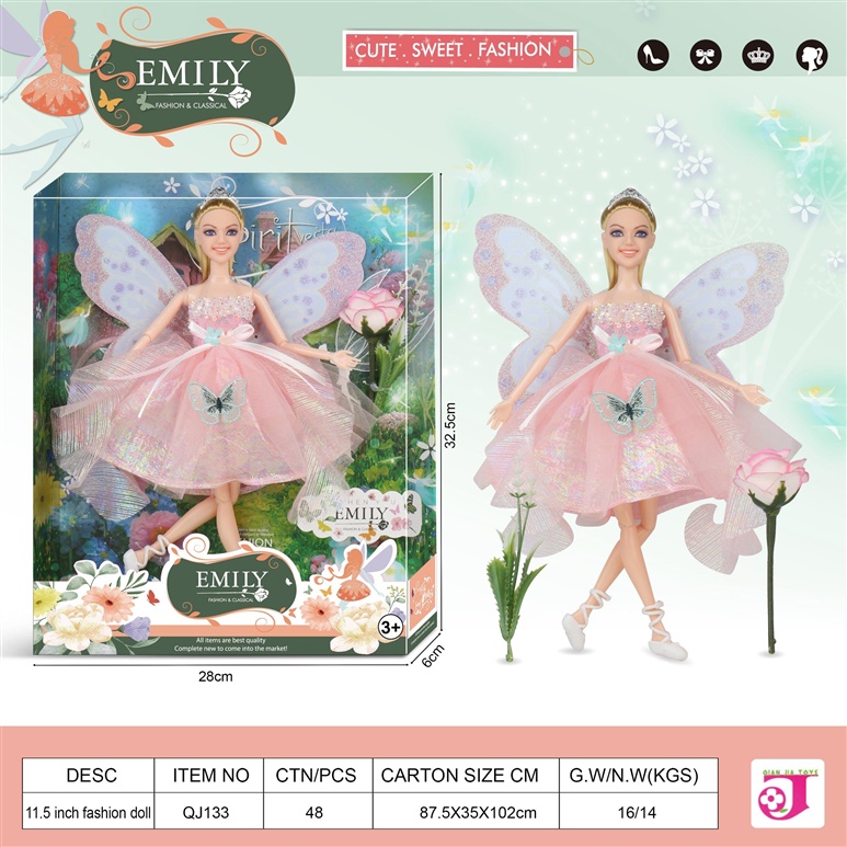 DOLL EMILY FAIRY BENDABLE 29CM ZJA325839